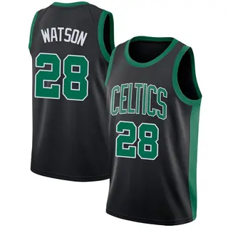 Boston Celtics Men's Anton Watson Black Swingman Jersey - Statement Edition