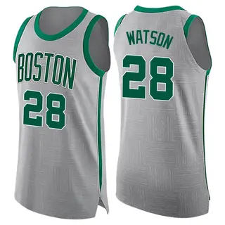 Boston Celtics Men's Anton Watson Gray Swingman Jersey - City Edition