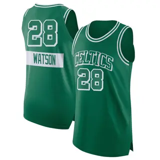 Boston Celtics Men's Anton Watson Green Authentic Kelly 2021/22 City Edition Jersey