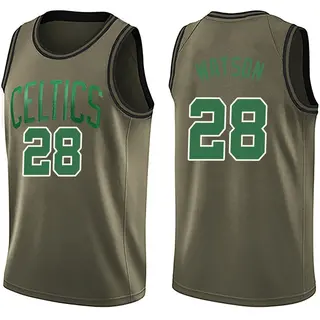 Boston Celtics Men's Anton Watson Green Swingman Salute to Service Jersey