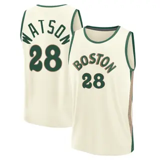 Boston Celtics Men's Anton Watson White Fast Break 2023/24 City Edition Jersey