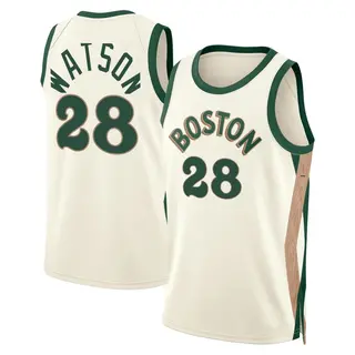 Boston Celtics Men's Anton Watson White Swingman 2023/24 City Edition Jersey