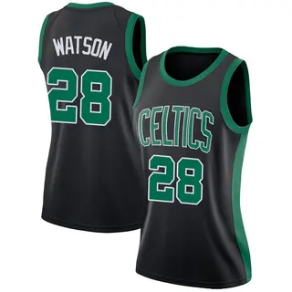 Boston Celtics Women's Anton Watson Black Swingman Jersey - Statement Edition