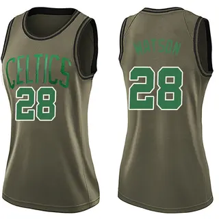 Boston Celtics Women's Anton Watson Green Swingman Salute to Service Jersey