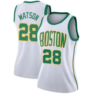 Boston Celtics Women's Anton Watson White Swingman 2018/19 Jersey - City Edition