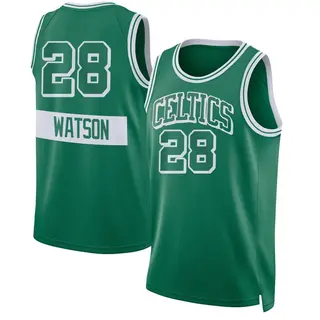 Boston Celtics Youth Anton Watson Green Swingman Kelly 2021/22 City Edition Jersey